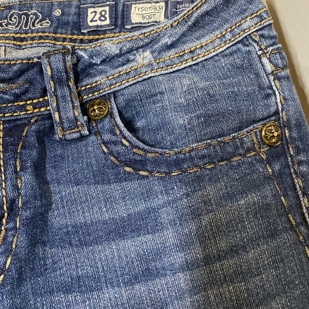 🛍💝💯✅➡️ Used Miss Me Jeans size 28 - Picture 6 of 12